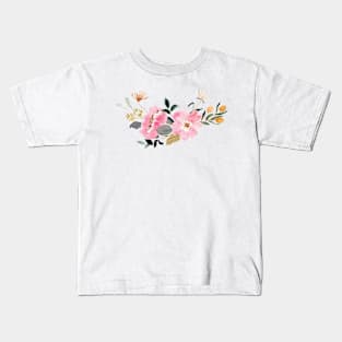 UNIQUE COLLECTION OF WATERCOLOR FLOWERS Kids T-Shirt